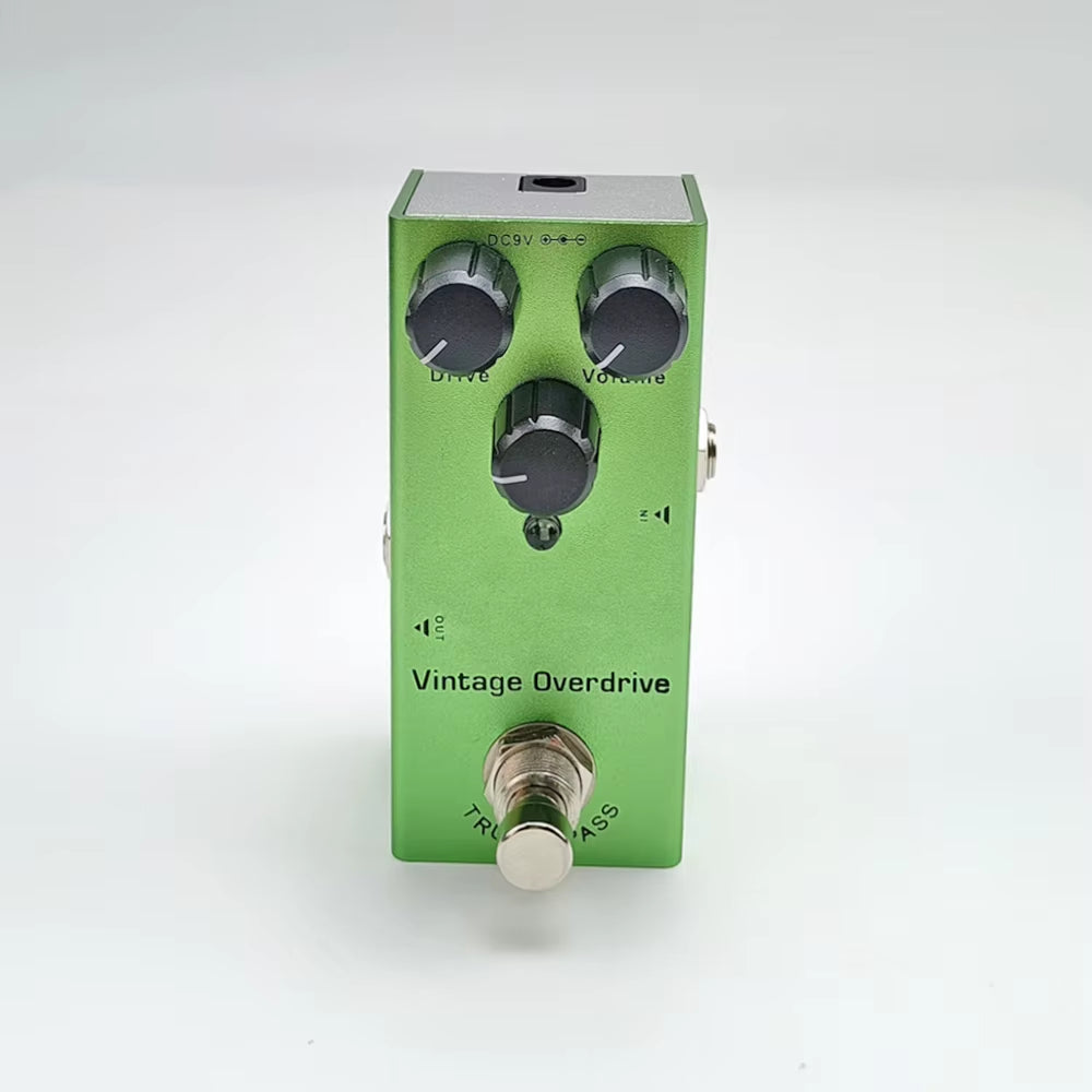 Professional Electric Guitar Effects Pedal: Vintage Overdrive, US Dream, Classic Chorus, Vintage Phase, Tremolo, Analog Delay, Digital Delay, Ultimate Drive