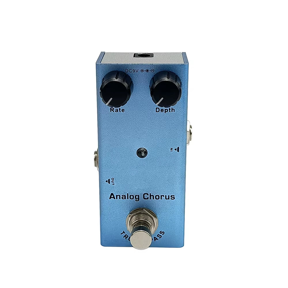 Professional Electric Guitar Effects Pedal: Vintage Overdrive, US Dream, Classic Chorus, Vintage Phase, Tremolo, Analog Delay, Digital Delay, Ultimate Drive