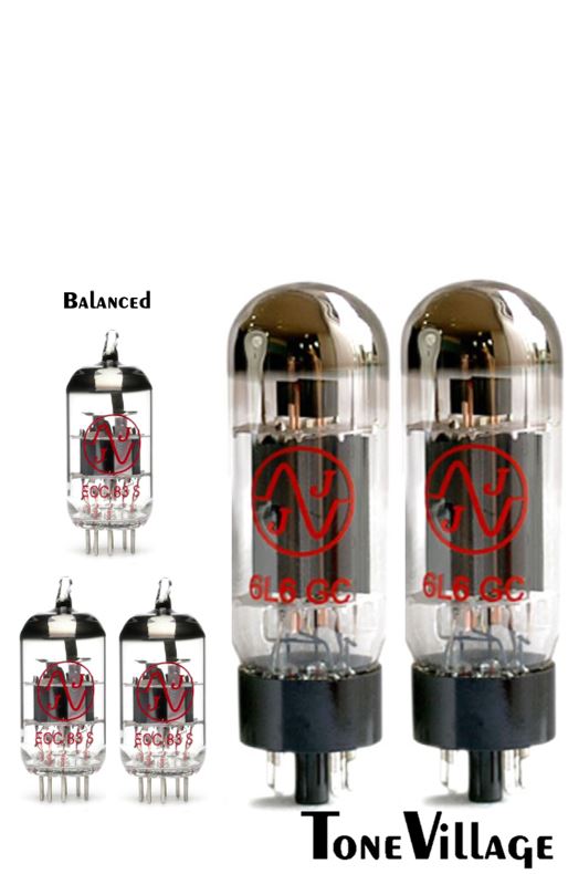JJ ECC83 (12AX7) + 6L6 Valve Sets by barebonesAmps