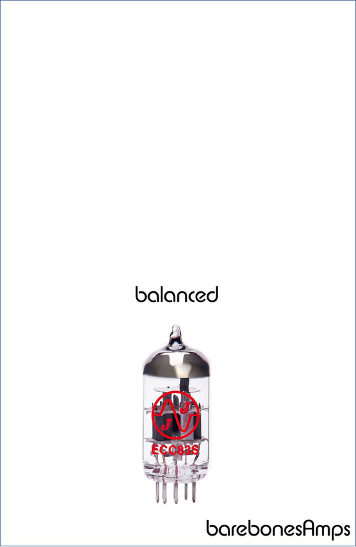 BALANCED JJ ECC83S ( 12AX7 ) for PI Phase Inverter Vacuum Tube / Valve by barebonesAmps