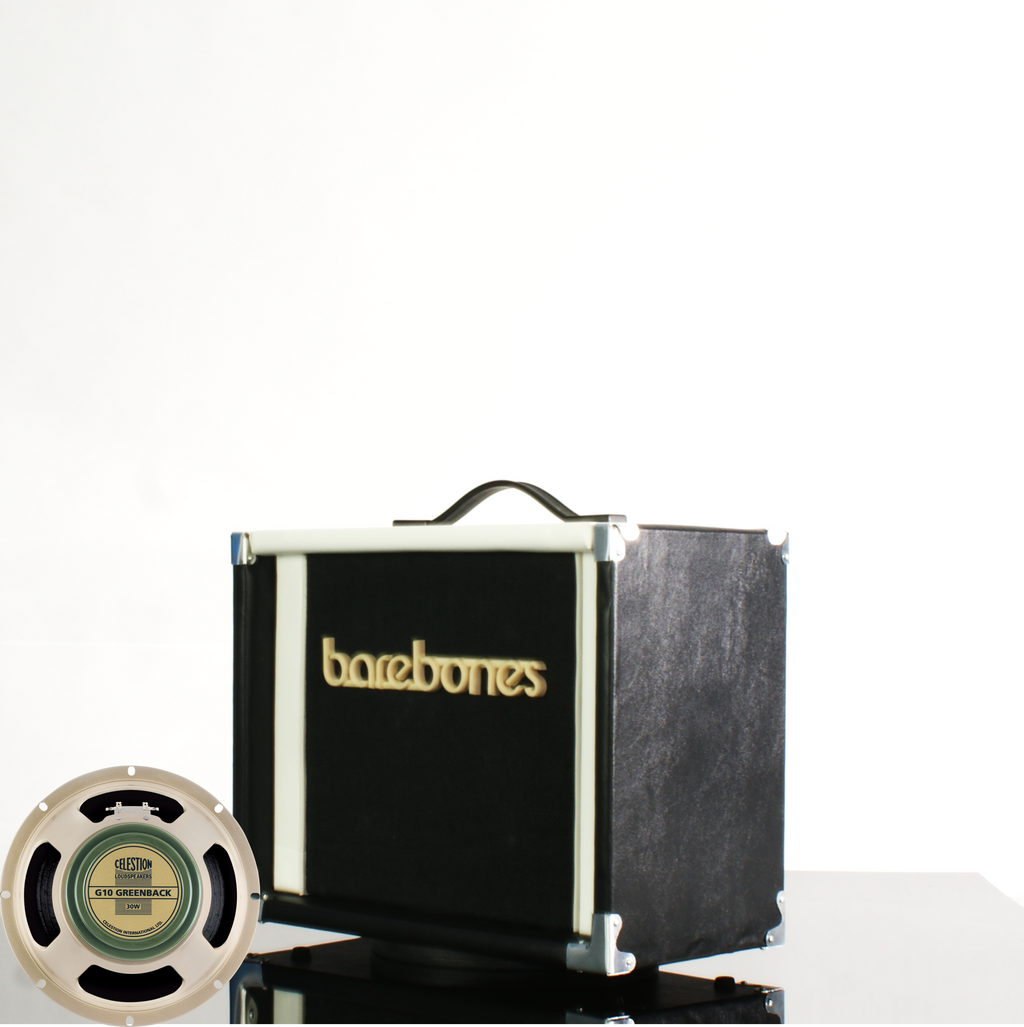 barebones 1x10" 30Watt 16ohm Speaker Cabinet with Celestion Greenback