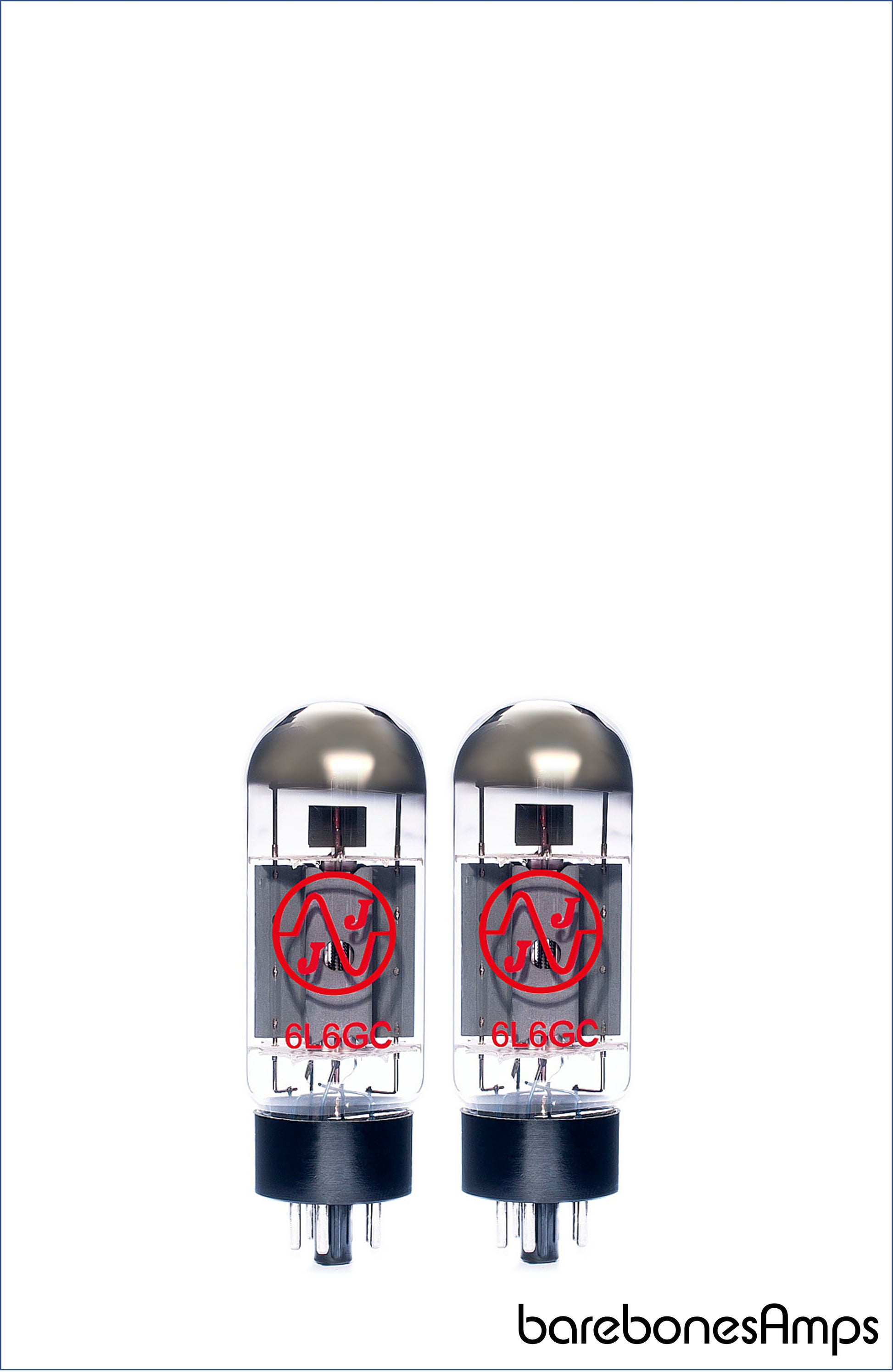 2 x JJ 6L6GC Pair Guitar Amp Vacuum Tube / Valve by barebonesAmps