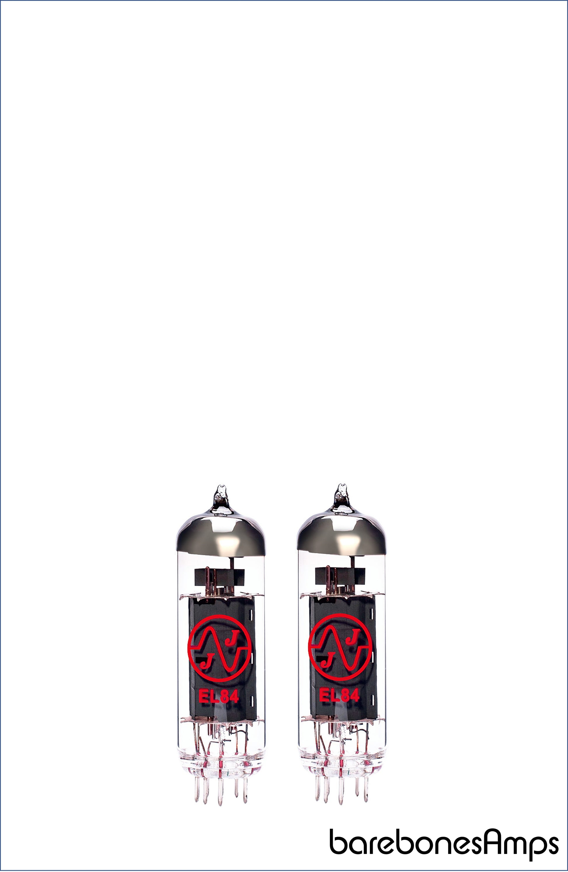 2 x JJ EL84 ( 6BQ5 ) Matched Pair Guitar Amp Vacuum Tube / Valve by barebonesAmps