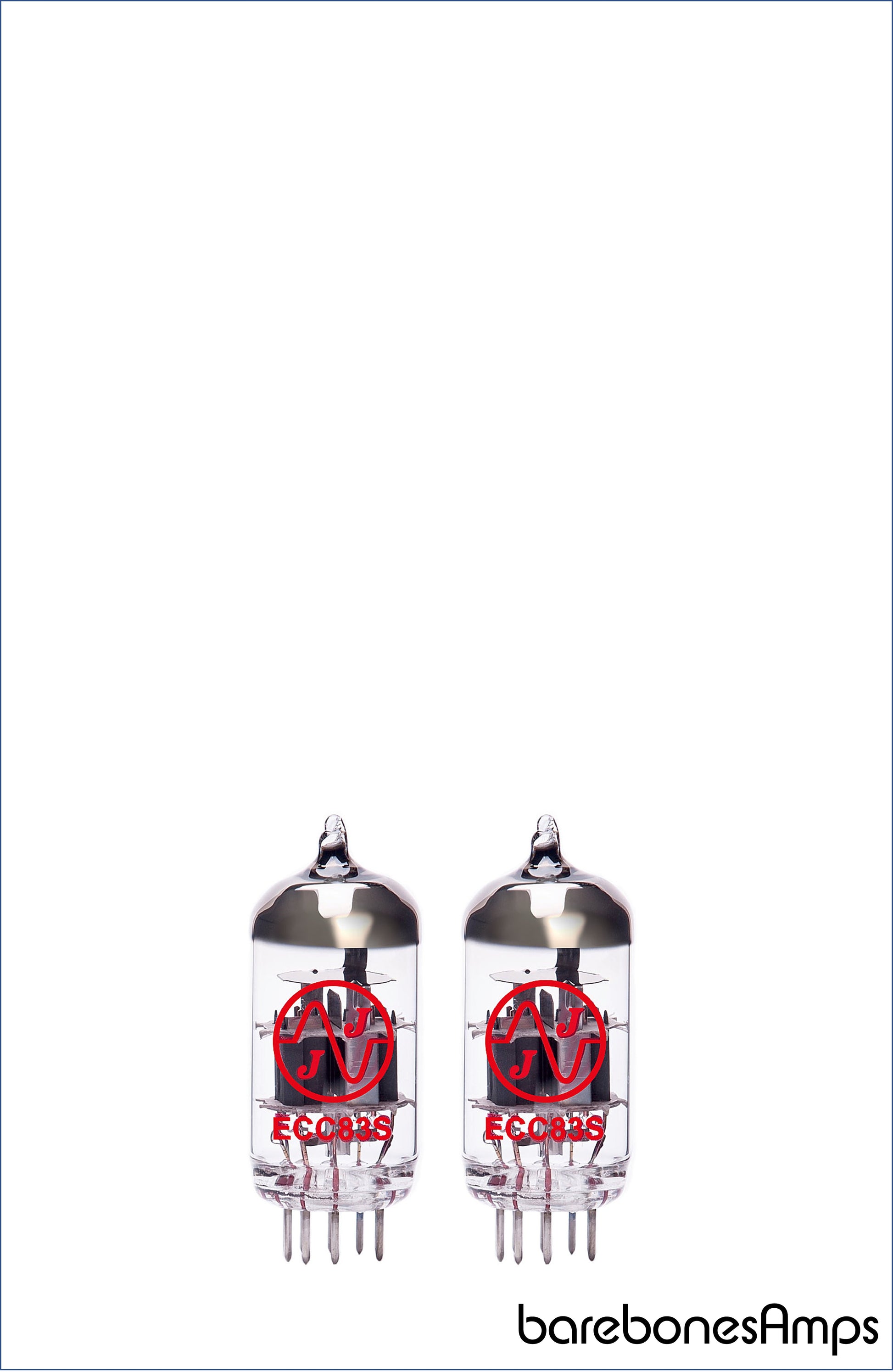 2 x JJ ECC83S ( 12AX7 ) Guitar Amp Vacuum Tube / Valve by barebonesAmps