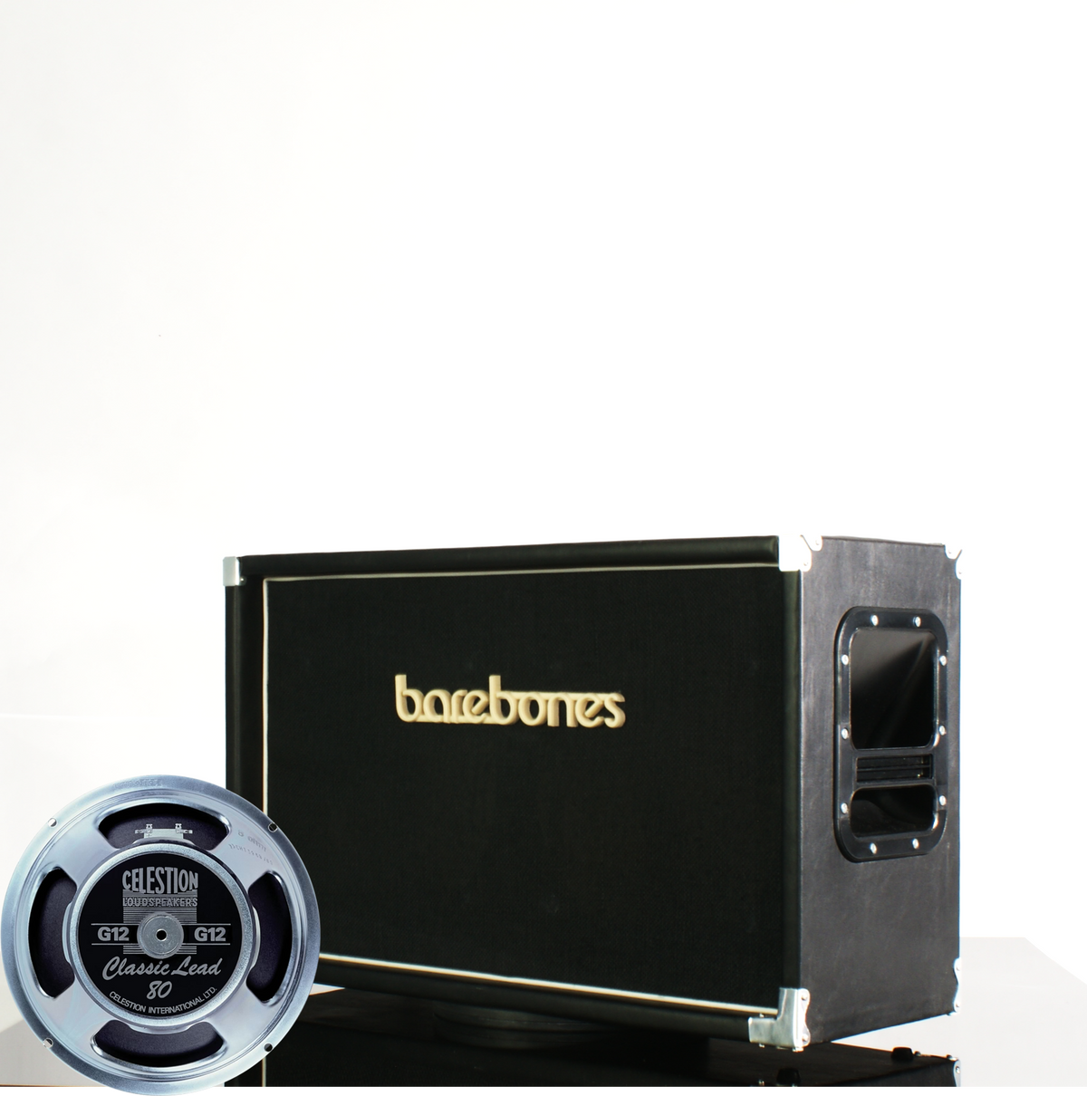 barebones 2x12" 16ohm 160 Watt Celestion Classic Lead Guitar Speaker Cabinet