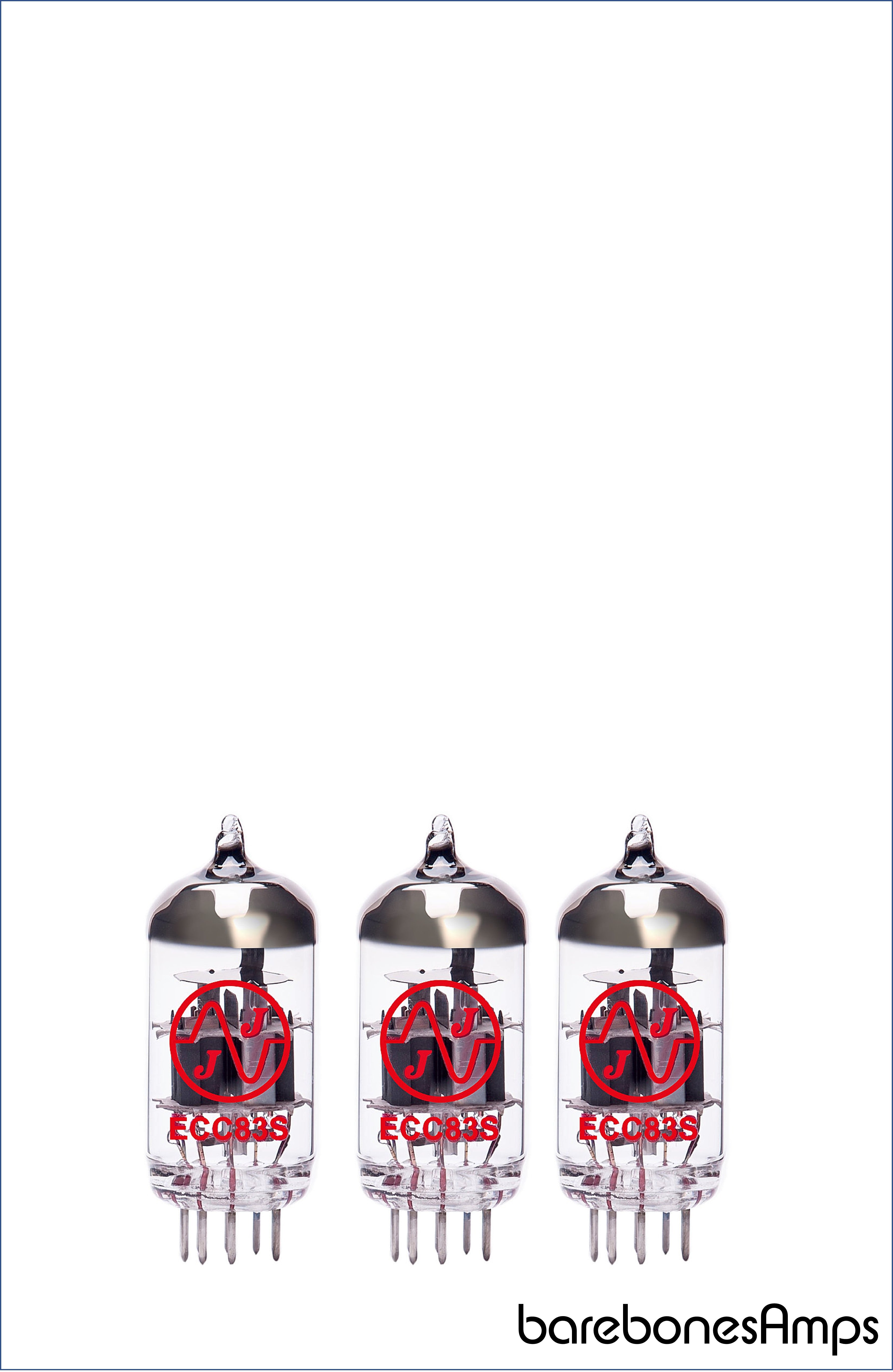 12ax7 3 x JJ ECC83S ( 12AX7 ) Guitar Amp Vacuum Tube / Valve by barebonesAmp ...