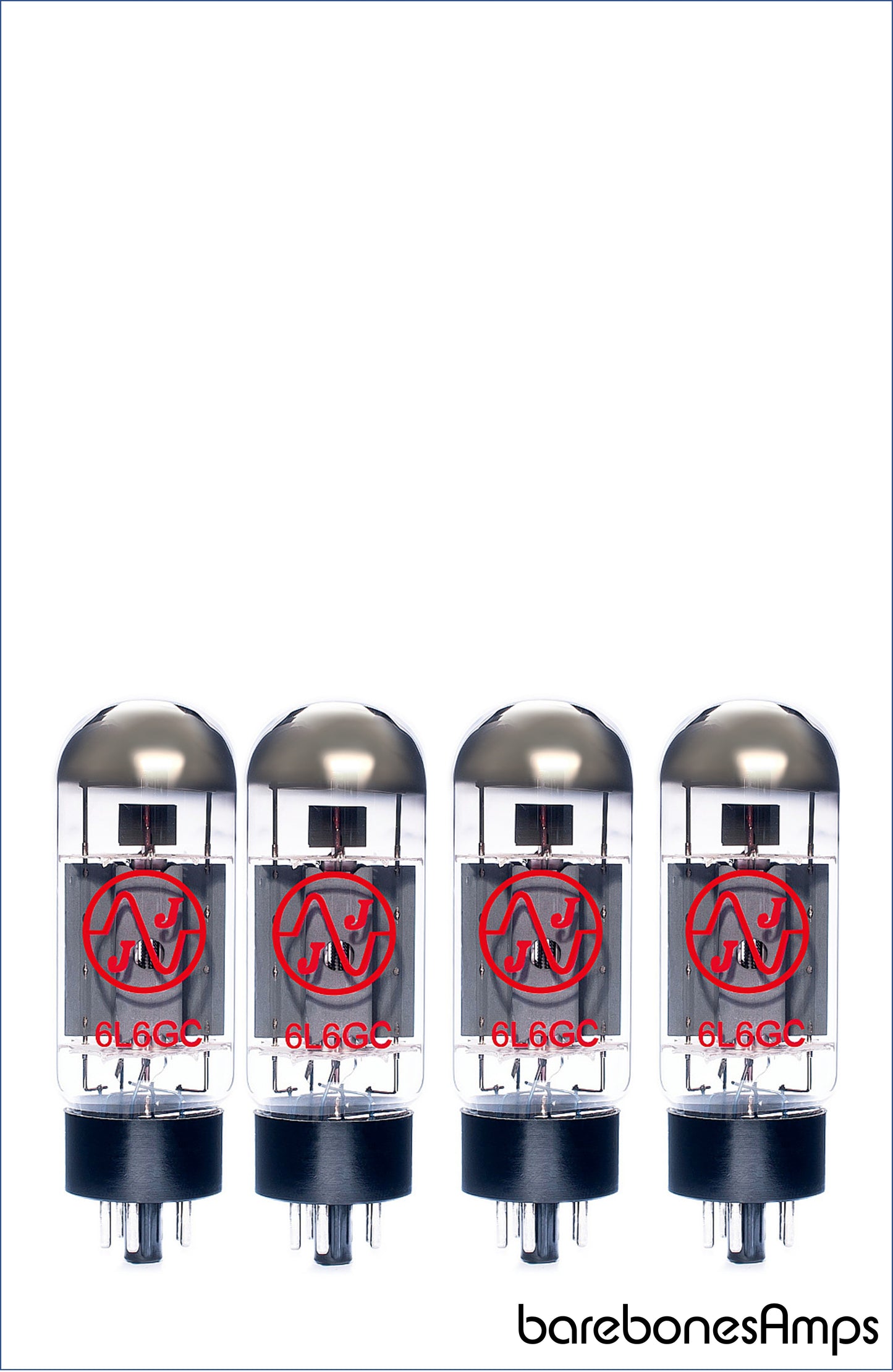 4 x JJ 6L6GC Quad Guitar Amp Vacuum Tube / Valve by barebonesAmps