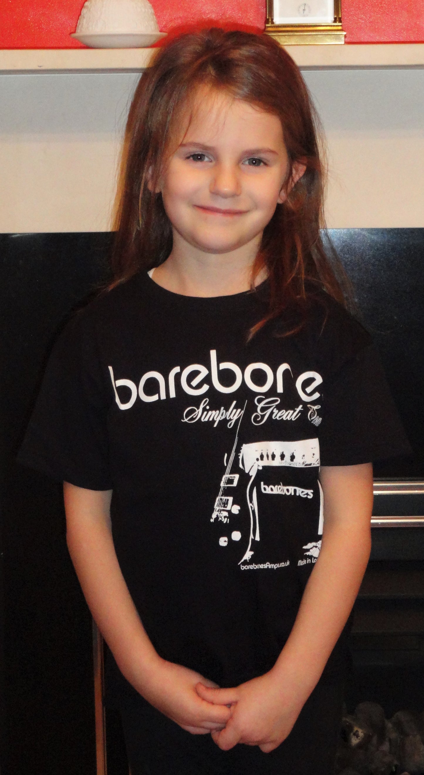 Black barebones T-Shirt Age 12-13