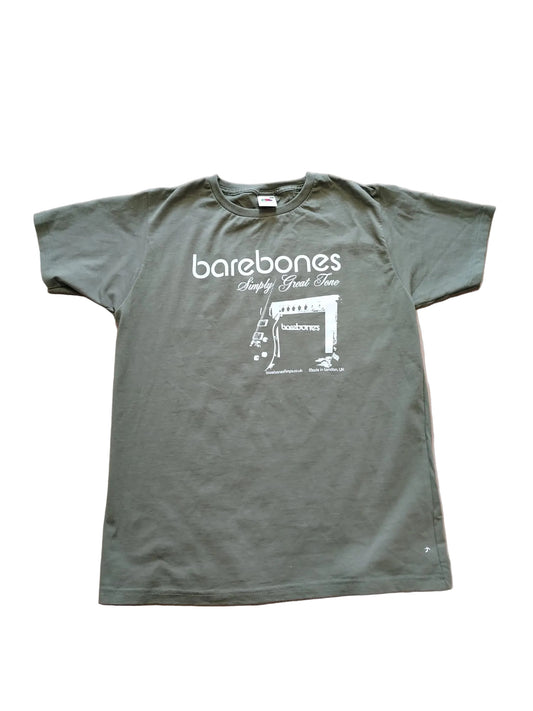 barebones Fitted Green T shirt