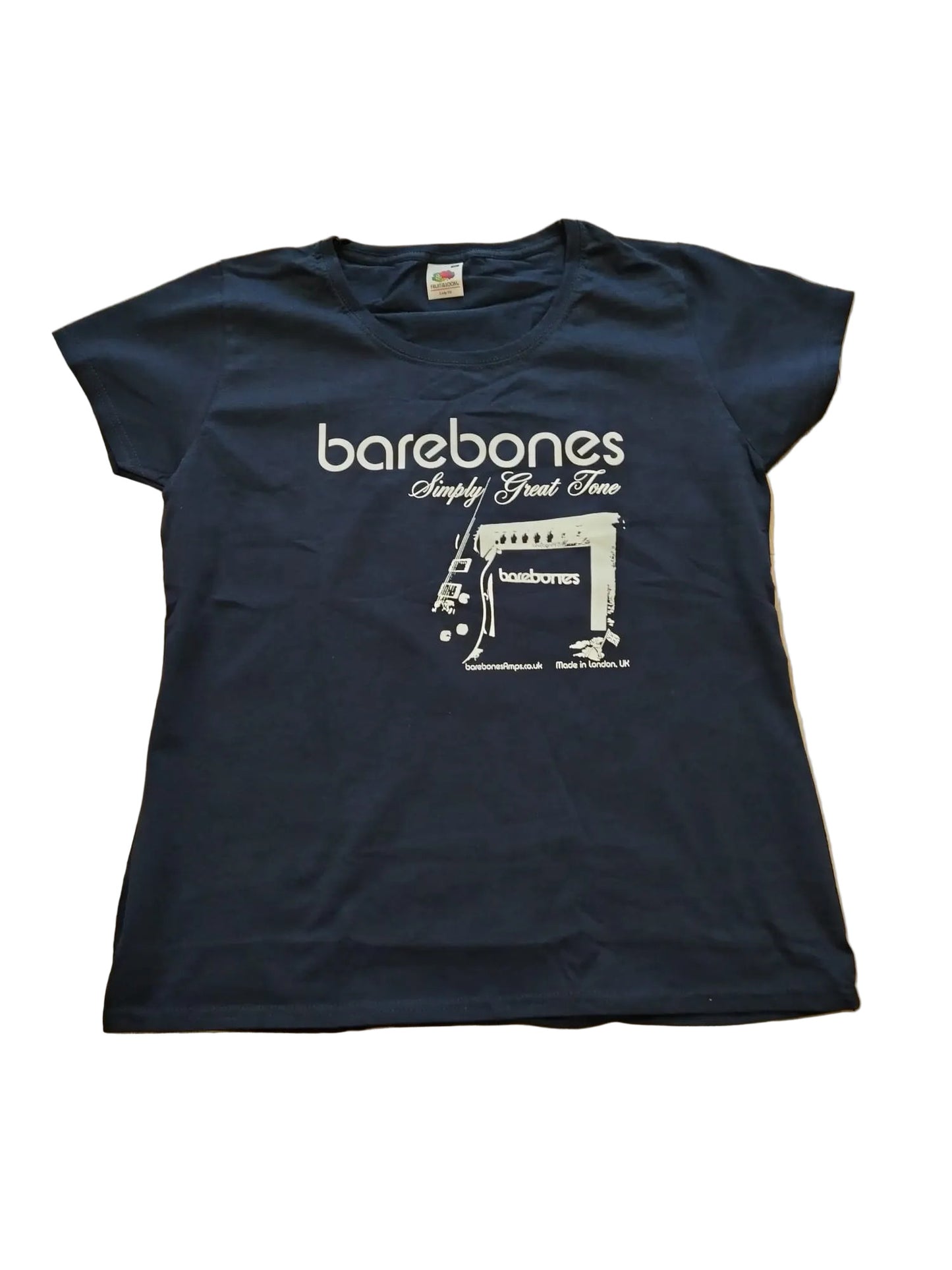 barebones T Shirt Blue Ladyfit