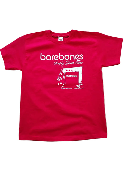 barebones T Shirt Fitted Red
