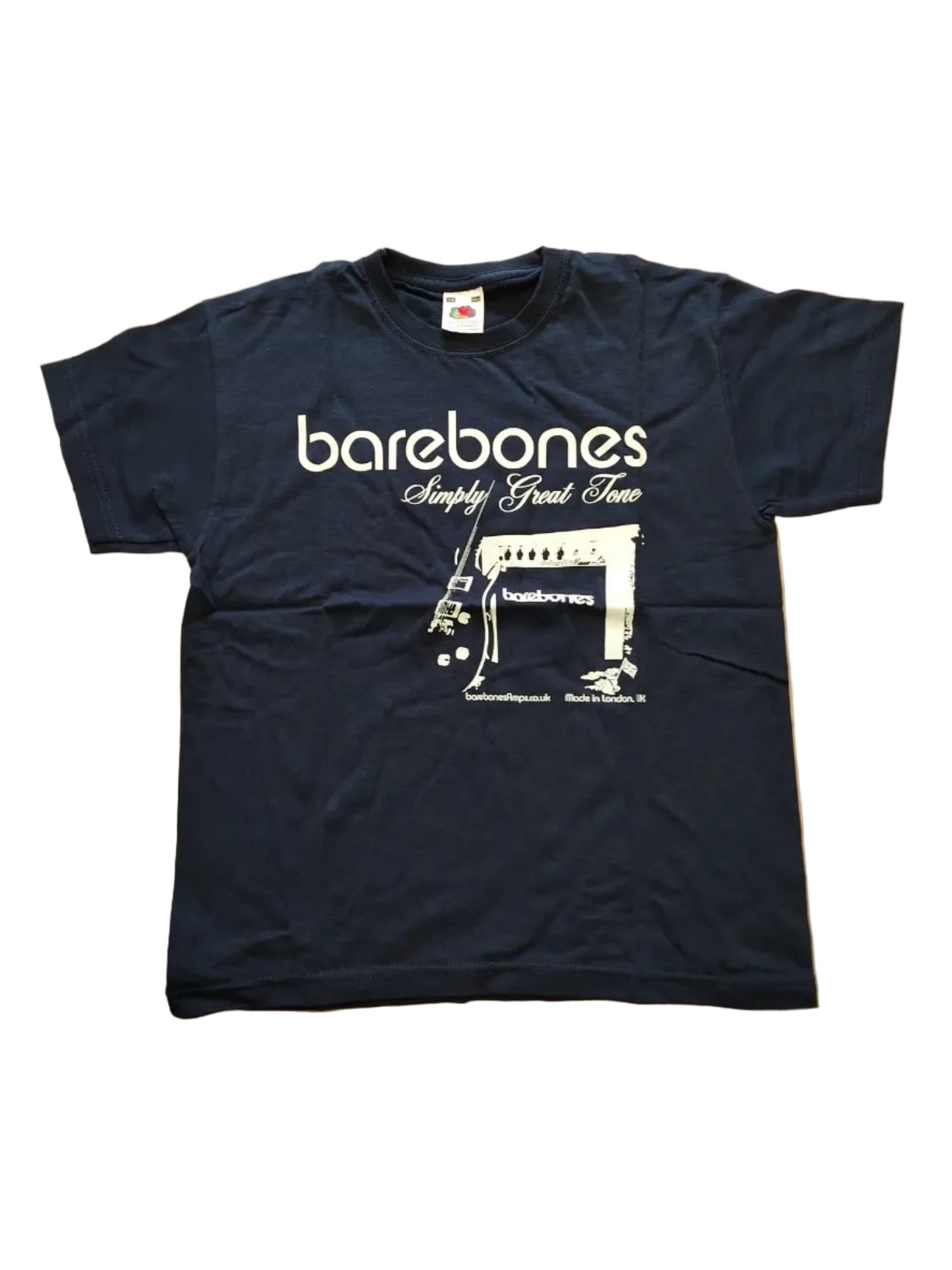 barebones T shirt Blue Fitted