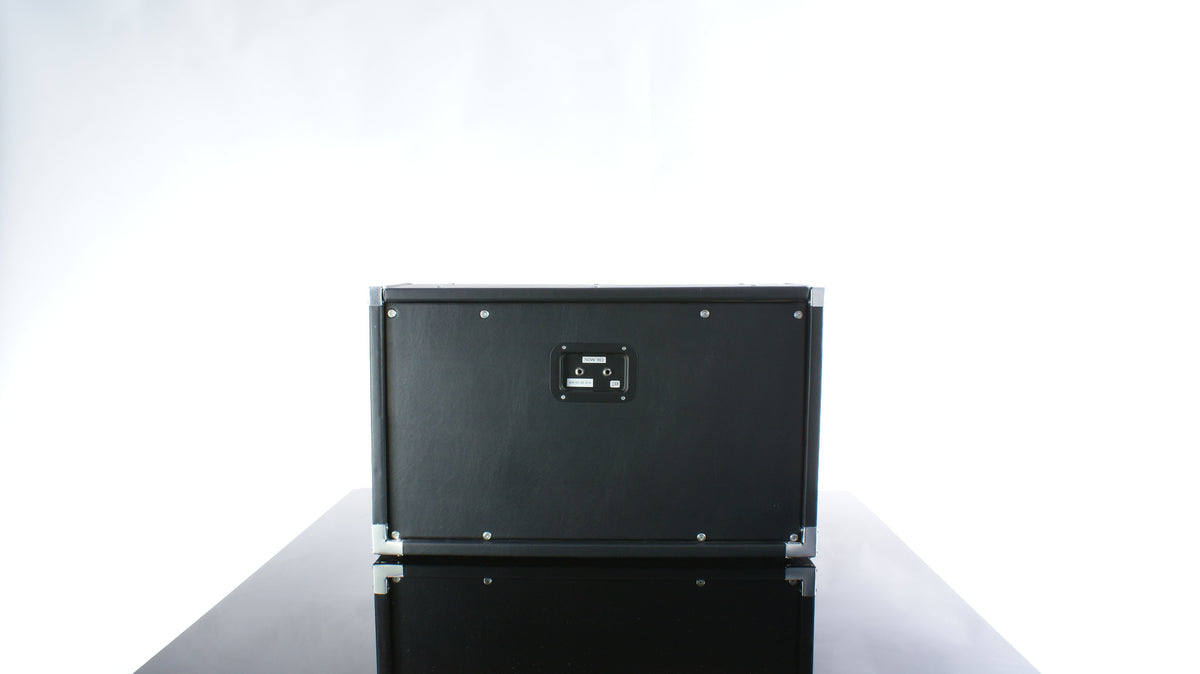 barebones 2x12" 16ohm Celestion Greenback Guitar Cabinet. Made in the UK