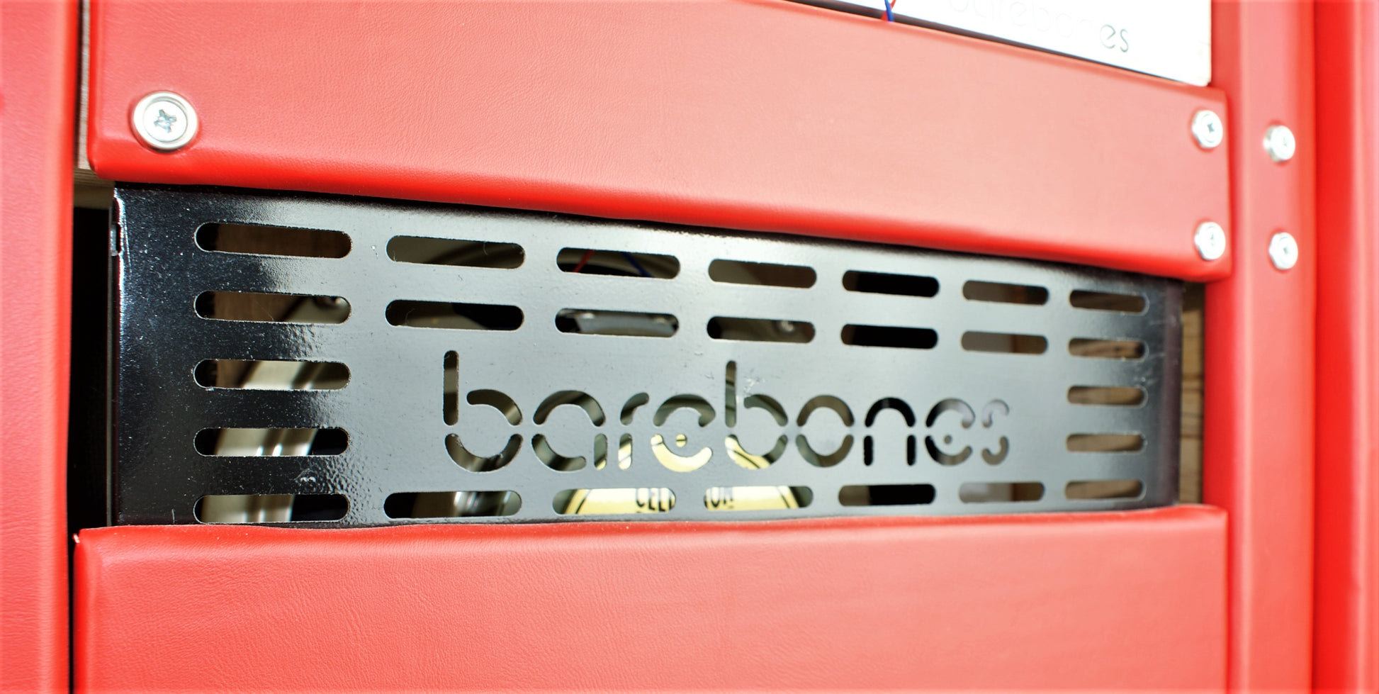 barebonesAmps Monaco Lite SE Red - Handwired All-Valve Guitar Amplifier - Made in the UK